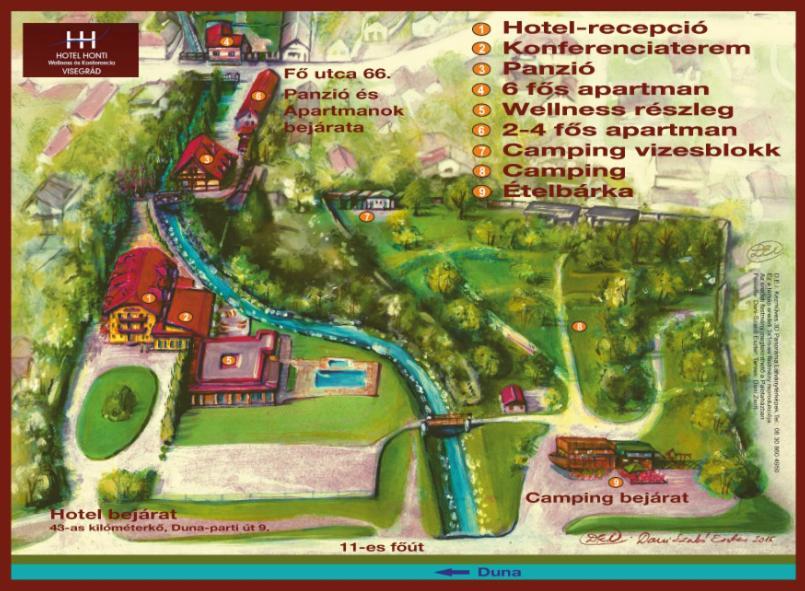 Honti Panzio Hotel Visegrád Екстериор снимка